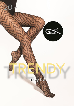 Rajstopy Gatta Trendy Tracy wz.02 20 den 2-4 nero