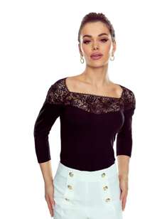 LILIANA Bluzka elegancka  wiskozy 2XL-3XL