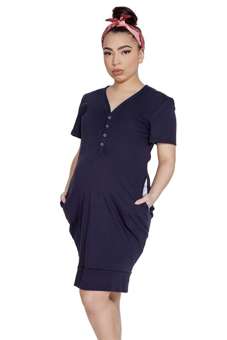 MAMA DRESS K Tunika na czas ciąży i karmienia S-2XL