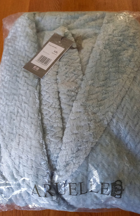 EMILY BATHROBE Szlafrok w jodełkę  2XL