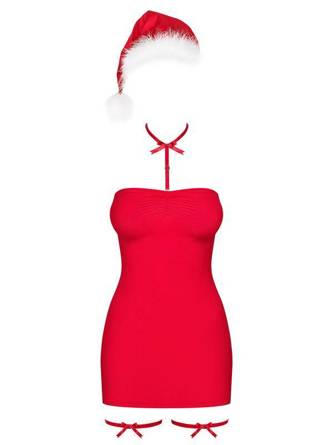 KISSMAS CHEMISE Komplet świąteczny S-XL