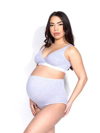 MAMA BELLY Figi ciążowe z bawełny S-2XL 