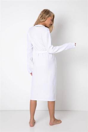 MIRIAM BATHROBE Szlafrok długi z bawełny XS-S